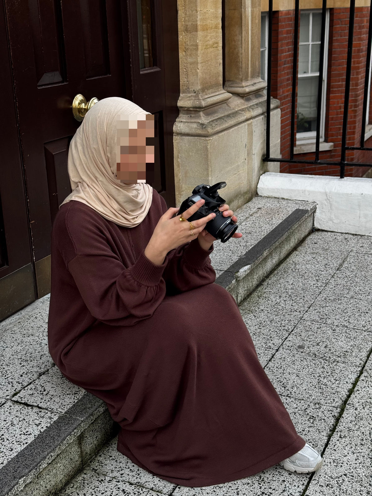 SOFTKNIT ABAYA BROWN