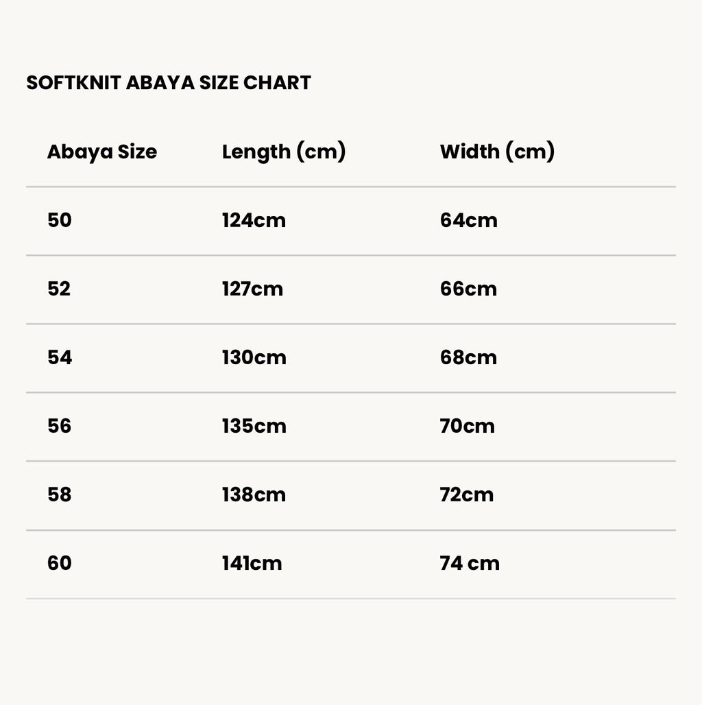SOFTKNIT ABAYA GREY